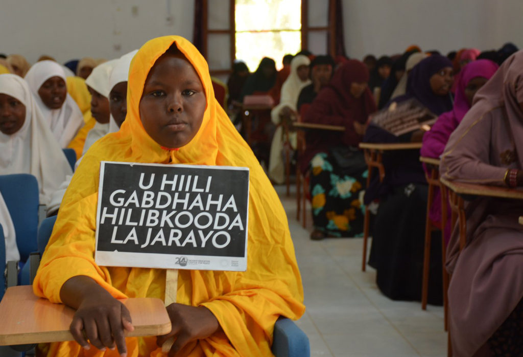 Somali girl opponent of FGM